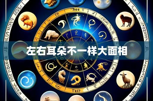 左右耳朵不一样大面相