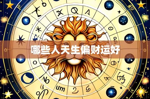 哪些人天生偏财运好
