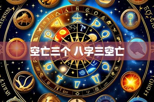 空亡三个 八字三空亡