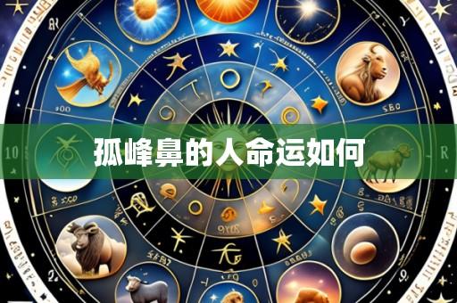 孤峰鼻的人命运如何