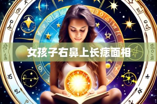 女孩子右鼻上长痣面相