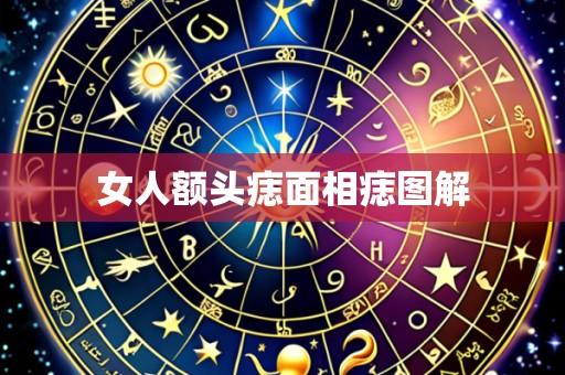 女人额头痣面相痣图解