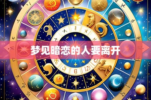 梦见暗恋的人要离开