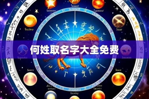 何姓取名字大全免费