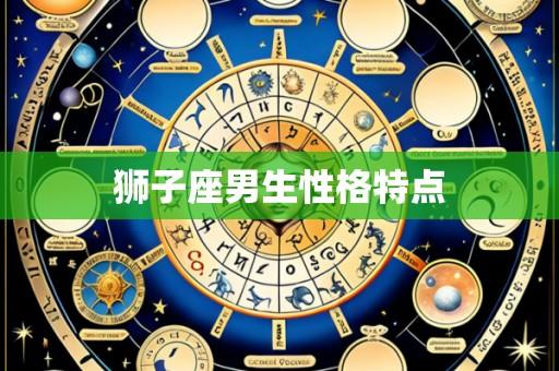狮子座男生性格特点