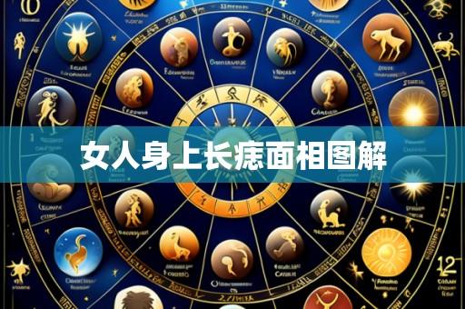 女人身上长痣面相图解