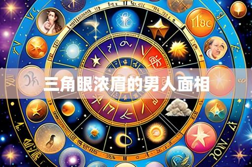 三角眼浓眉的男人面相
