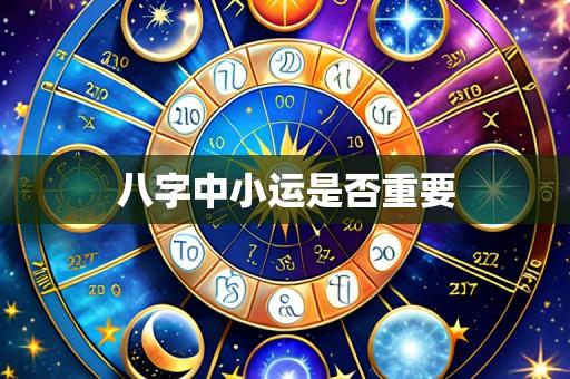 八字中小运是否重要