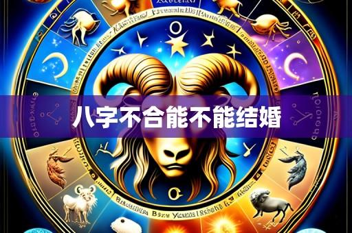 八字不合能不能结婚