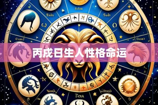 丙戌日生人性格命运