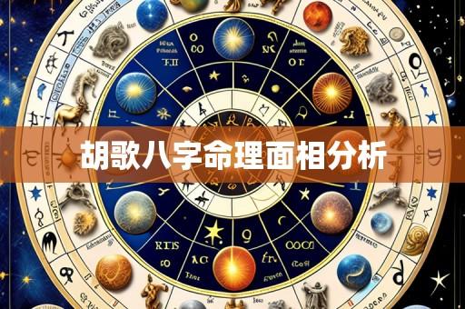 胡歌八字命理面相分析