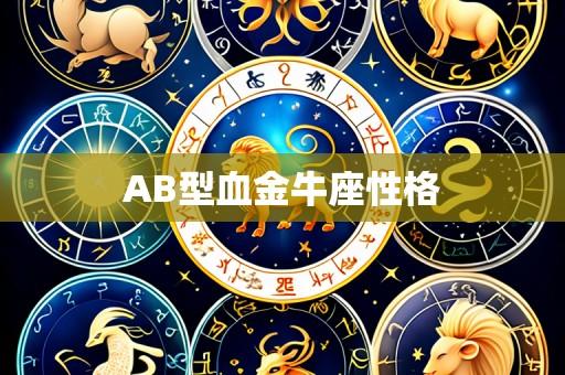 AB型血金牛座性格