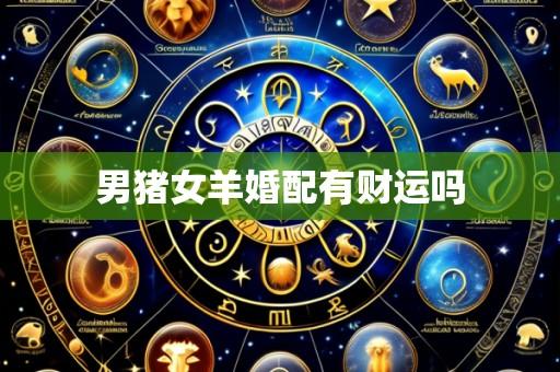 男猪女羊婚配有财运吗