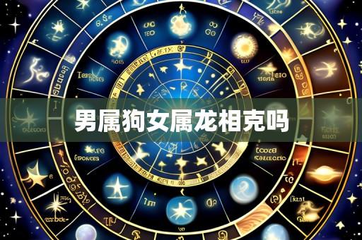 男属狗女属龙相克吗
