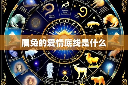 属兔的爱情底线是什么