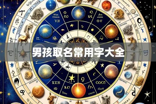 男孩取名常用字大全