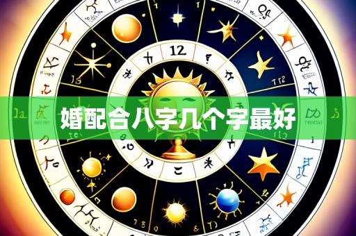 婚配合八字几个字最好