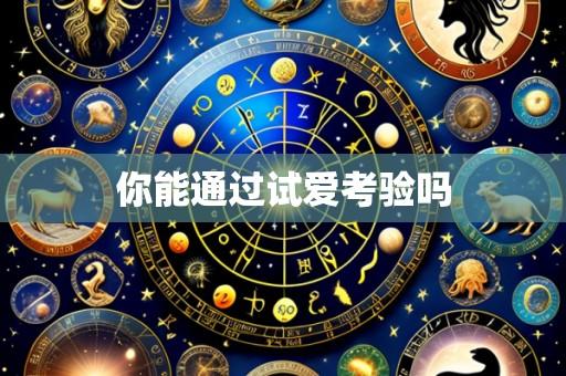 你能通过试爱考验吗