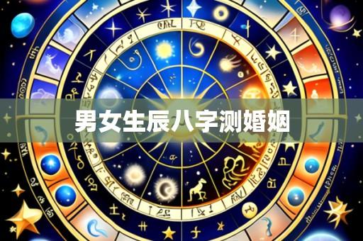 男女生辰八字测婚姻
