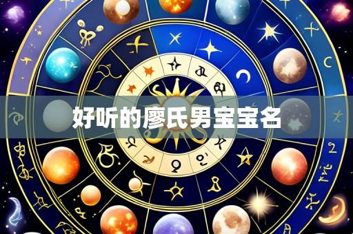 好听的廖氏男宝宝名