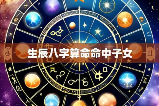 生辰八字算命命中子女