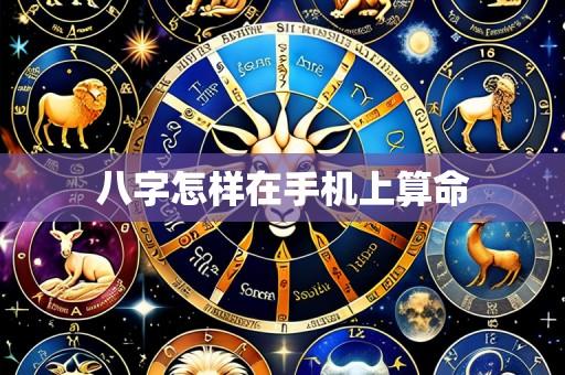 八字怎样在手机上算命