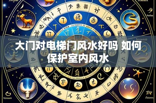 大门对电梯门风水好吗 如何保护室内风水