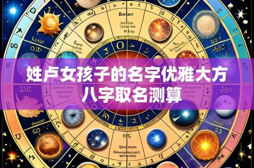 姓卢女孩子的名字优雅大方 八字取名测算