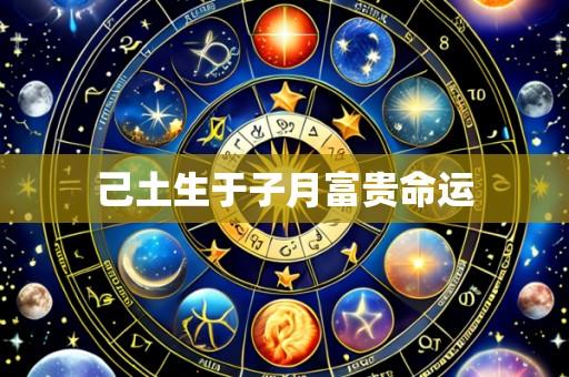己土生于子月富贵命运