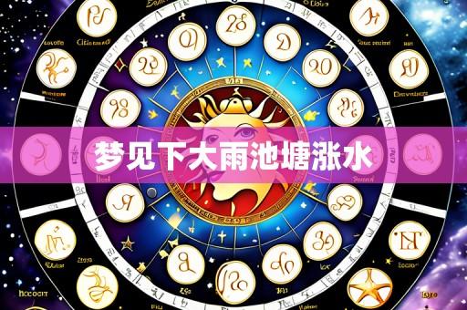 梦见下大雨池塘涨水
