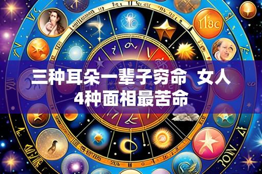 三种耳朵一辈子穷命 女人4种面相最苦命