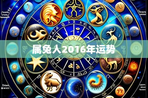 属兔人2016年运势