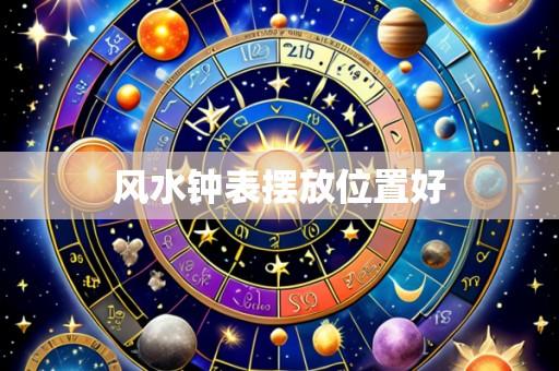 风水钟表摆放位置好