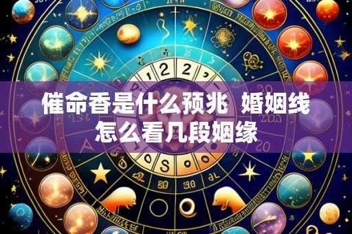 催命香是什么预兆 婚姻线怎么看几段姻缘