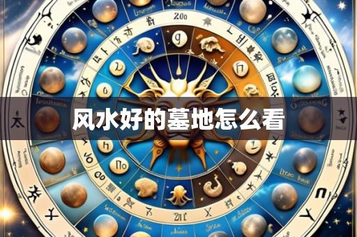 风水好的墓地怎么看