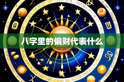 八字里的偏财代表什么