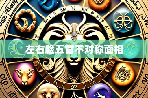 左右脸五官不对称面相