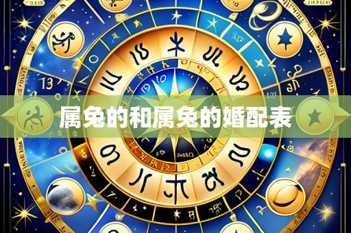 属兔的和属兔的婚配表