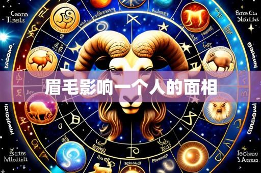 眉毛影响一个人的面相