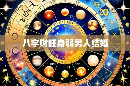 八字财旺身弱男人结婚