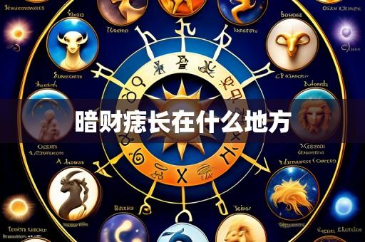 暗财痣长在什么地方