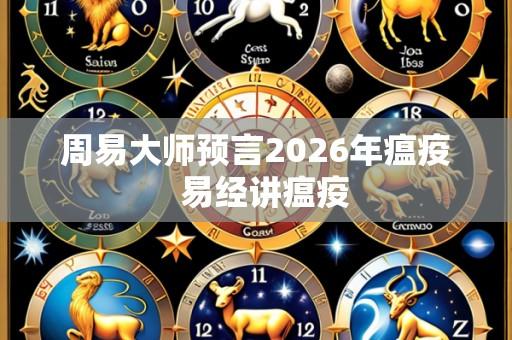 周易大师预言2026年瘟疫 易经讲瘟疫