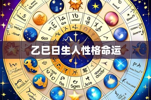 乙巳日生人性格命运