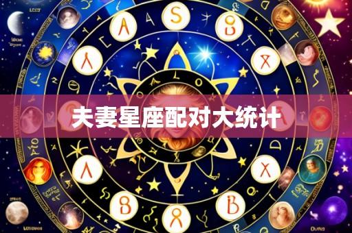 夫妻星座配对大统计