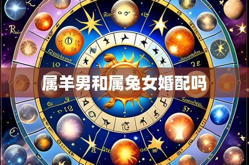 属羊男和属兔女婚配吗