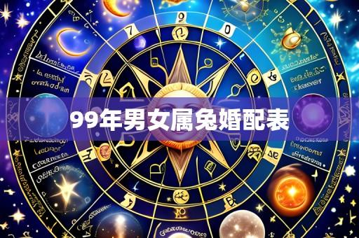 99年男女属兔婚配表