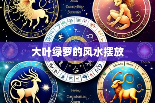 大叶绿萝的风水摆放
