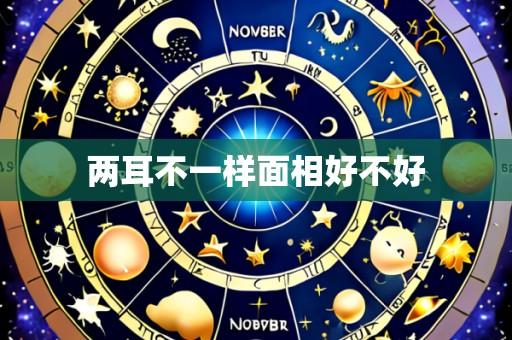 两耳不一样面相好不好
