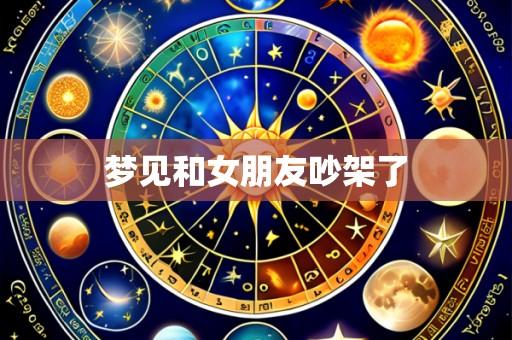 梦见和女朋友吵架了