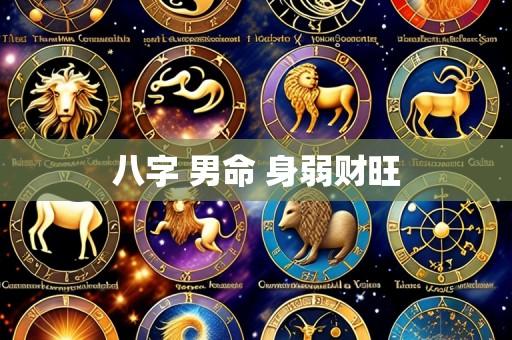 八字 男命 身弱财旺